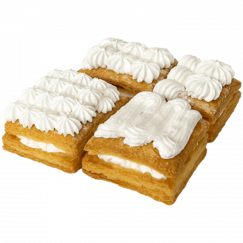 Napoleon-Schnitte mit Baiser, 1,7 kg